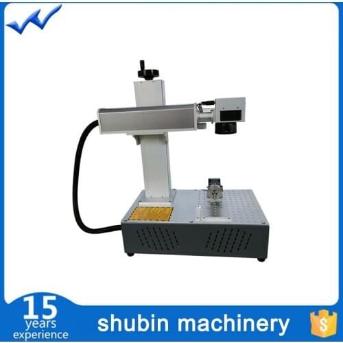 Leather Laser Marker 20W Laser Source Marking Machine with rotary axis