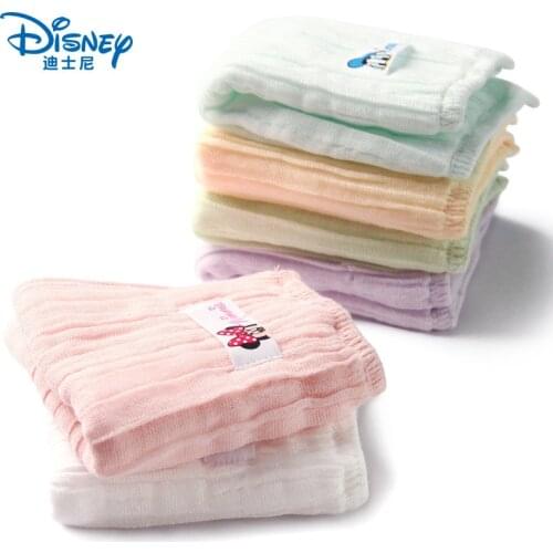 Disney Mickey Minnie 100%Cotton towel Bibs gauze children face towel boy girl baby towel soft breathable absorbent handkerchief