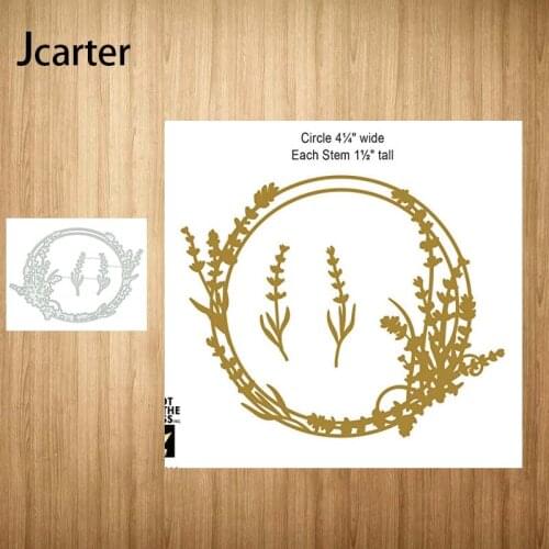 2021 New Arrival Metal Cutting Dies Branch Vine Circle Craft Handmade Knife Mould Blade Punch Stencils Dies Cut Scrapbook Model