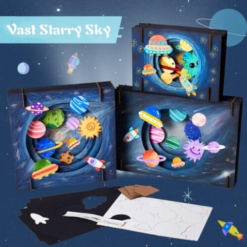 Vast Starry Sky DIY Craft Toys For Children Creative Handmade Educational Arts And Crafts For Kids Interactive Educational Toys
