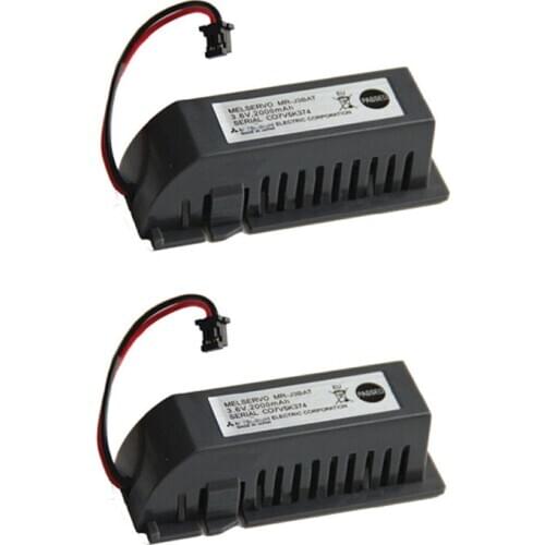 Lot 2pcs 100% Orginal MR-J3BAT C119A 3.6V 2000mAh Li-on PLC Battery Pack For MITSUBISHI For CNC System M70 Servo
