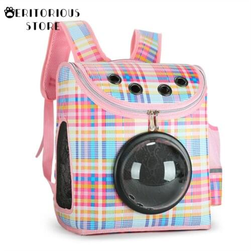 Pet Carrier Astronaut Space Capsule Backpack for Cats Small Dogs Portable Doggie Kitten Cat Travel Bag Outdoor Puppy Supplies