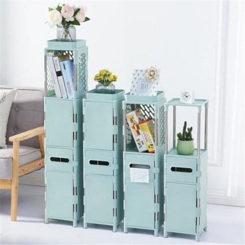 Bathroom Accessories Plastic Shelves Blue Storage Rack Towl Shampoo Shower Gel Organizer