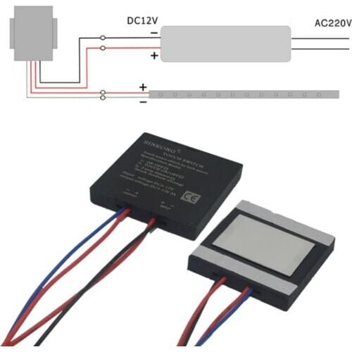 Bathroom Mirror Switch 3 Mode 12V Touch Switch Sensor For Led Light Switch Mirror Headligh Interior Decoration Light Switch