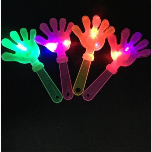 Led Wedding Dress Led Up Toys Applause Props Clap Hands For Palms Shoot Kids Toy Party Favors Plastic Halloween Decor Event