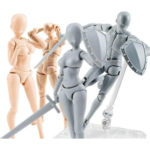 The third generation shf Plastid Garage Kit DX version art cartoon drawing model human body sketch joint movable doll model