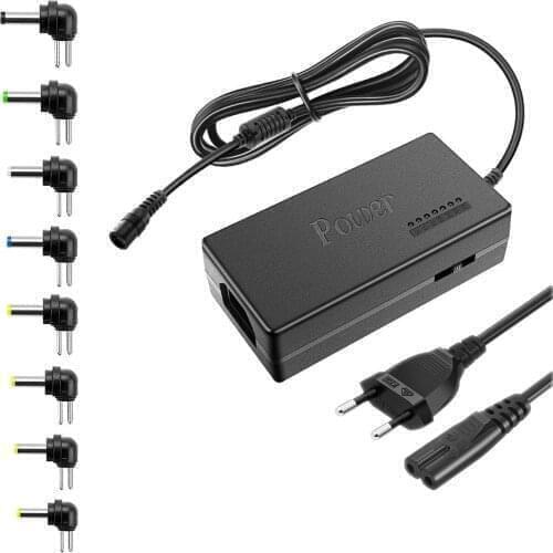 Universal Power Adapter 96W 12V To 24V Adjustable Portable Charger For Dell Toshiba Hp Asus Acer Laptops Eu-Plug
