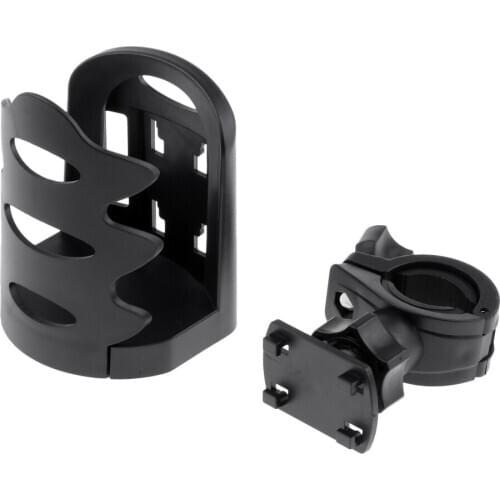 Bike Water Bottle Holder Cage, Black Plastic Handlebar Bottle Cup Mount Fit for Most Kind of Bicycle