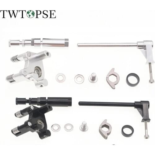 TWTOPSE Alloy Bicycle Bike Derailleur Set For Brompton Folding Bike Cycling Compatible With 2-4 Speed Alloy Parts Accessories