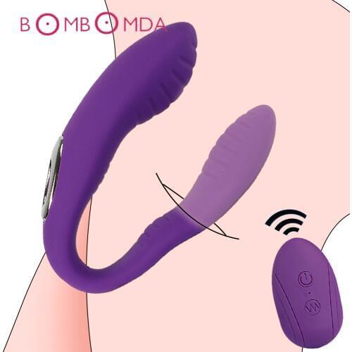 U Vibrator Sex Toys for Adult Women Vagina G-Spot Stimulate Masturbate Wireless Remote Dildo Panties Vibrator Sex Toy for Couple