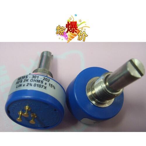 [VK] conductive plastic long life potentiometer 6639S-301-202 2K switch