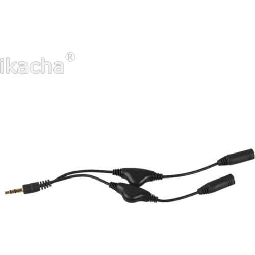 10 Pcs High Quality Headphone Stereo Audio Y Splitter 3.5mm Cable Cord With Separate Volume Controls Audio Aux