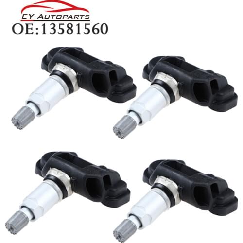 4PCS New TPMS Sensor Tire Pressure Sensor For Opel GMC Schrader 13581560 1010048 433MHz
