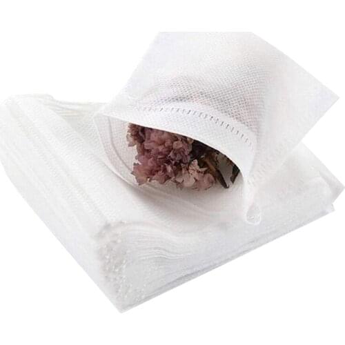 400 Pcs Disposable Tea Filter Bags Empty Cotton Drawstring Seal Filter Tea Bags for Loose Leaf Teal(3.54 x 2.75 inch)