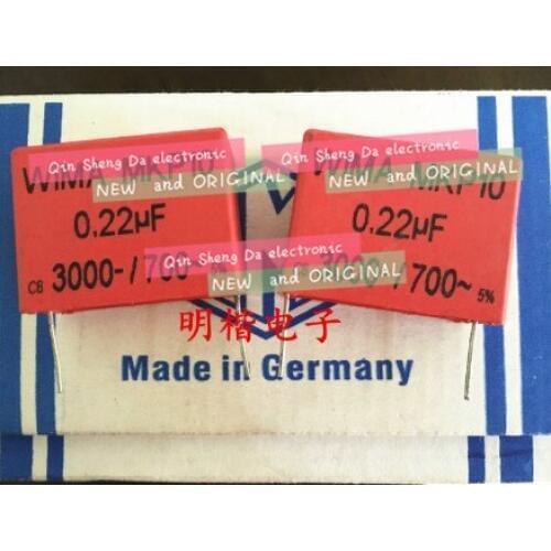 5PCS/10pcs Germany FOR WIMA MKP10 3000V 0.22UF 224 3KV 220n P: 37.5mm