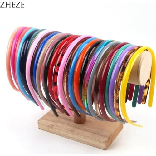 5Pcs/Lot New Arrival Fashion Headband For Girls Children Classic Solid Hair Accessories Women Anti Skid With Teeth Hairband