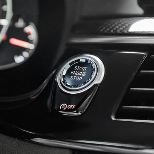 Car Auto Start Button Decoration Cover Interior Car Styling Accessories For BMW X1 X2 X3 X4 X5 X6 GT F52 F22 F30 F32 F10 G38 F01