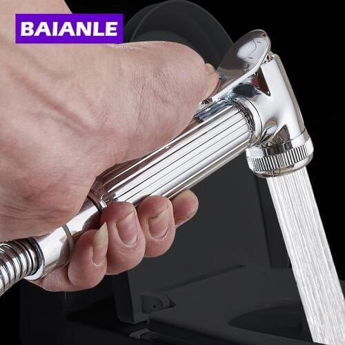 Baianle Multi-function Shower Head Pull Out Hand Held Bidet Brass Shower head Spray Nozzle kitchen Bathroom Accessories