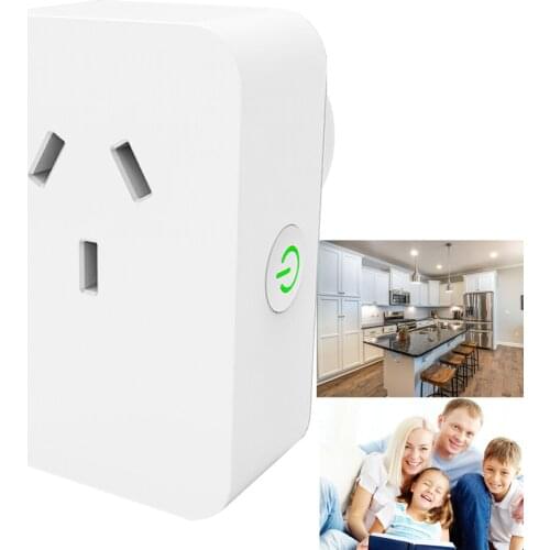Smart Socket WiFi Wireless Control Switches Application / Voice / Timing remote control AU Plug Works With Alexa Google Home