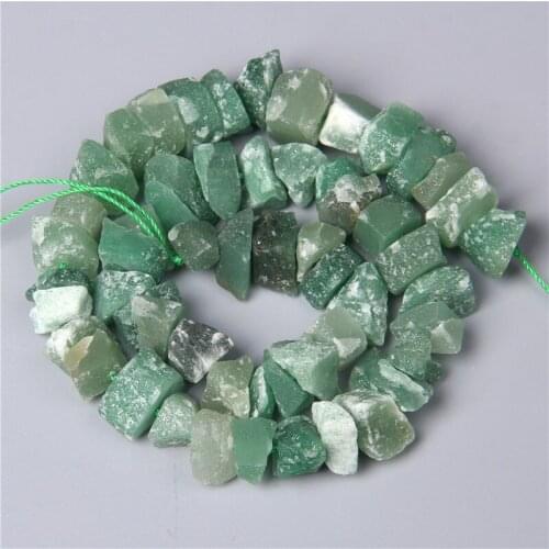 10-13mm Natural Green Aventurine Beads Raw Minerals Nugget Beads For Jewelry Making DIY Necklace Bracelet Earring Accessories