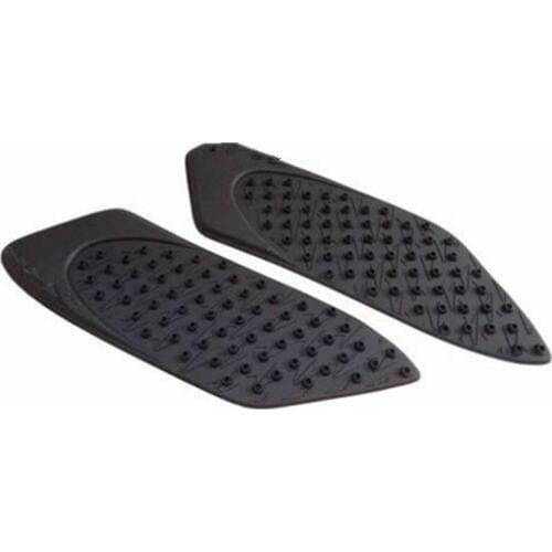 Black Tank Knee Pad Traction Fuel Grips Decals Protector For Yamaha YZF R6 2006-2007