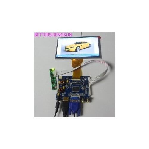 HDMI+VGA+2AV+AUDIO + 7INCH 800X480 AT070TN93 with screen