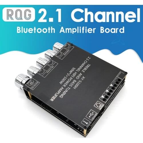 HIFI TPA3116 5.0 Bluetooth Subwoofer Amplifier Board 50WX2+100W 2.1 Channel Stereo speaker Audio BASS AMP Module Home music