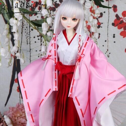 Allaosify BJDDoll Baby ClothesJapanese Kimono 1/4 1/3 1/6 Set