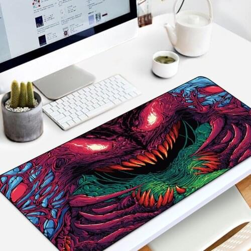 .Monster Mouse pad Large aming Accessories Computer 900x400 Mousepad Gamer Rubber Carpet With Backlit Play CS GO LOL Desk Mats