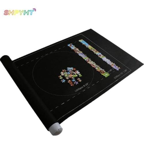 Puzzles Mat Jigsaw Roll Felt Mat Play mat Puzzles Blanket For Up to 1000 Pieces Puzzle Portable Travel Storage bag new