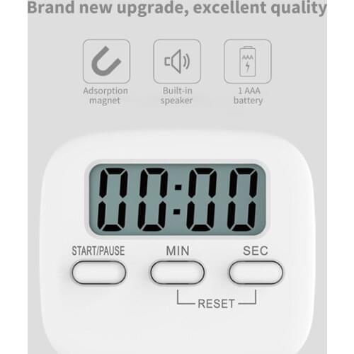 Multifunctional Tools Alarm Sleep Stopwatch Clock Home Kitchen Cooking Countdown Alarm Timer Magnetic Digital Sleep