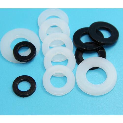Nylon washer Screw plastic washer Straight cylindrical plastic insulation flat washer M2M3M4M5M6M8M10-20