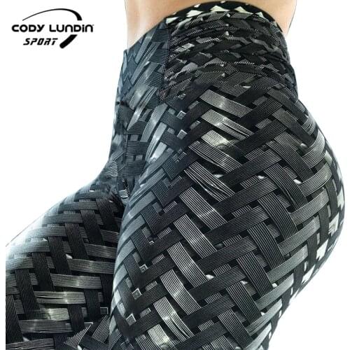 New Design Elastic Push Up Yoga Pants Cody Lundin 3D Printed Fitness Running Leggings