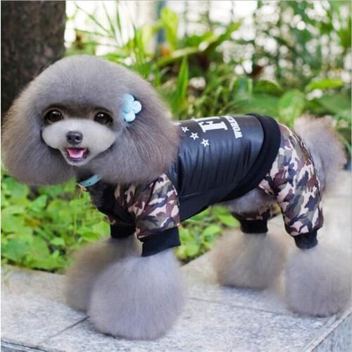Pet Clothes Winter Warm Dog Coat Thicken Warm Fleece Vest Velet Dog Clothes Dog Outerwear Jacket Products Clothes For Dog Puppy