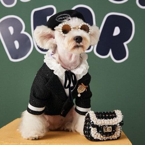 French Bulldog Suit Pug Costume Pet Dog Clothes for Small Dogs Clothing Jacket for Yorkies Schnoodles Dog Accessories PC2156