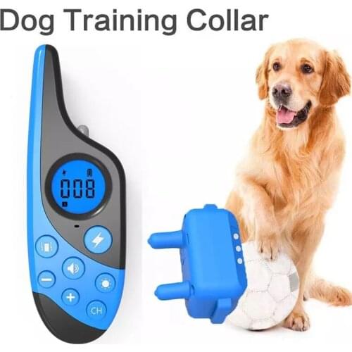 800m Dog Training Artifact Electric Shock Collar Bark Stopping Device Dog Barking Dogs Training Device Pet Training Collars