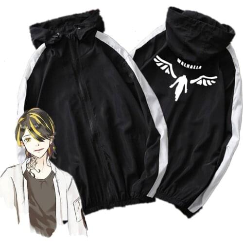 Tokyo Revengers Hanemiya Kazutora Cosplay Jacket casual mens sun protection clothes Mikey Draken Halloween Kids Adults anime