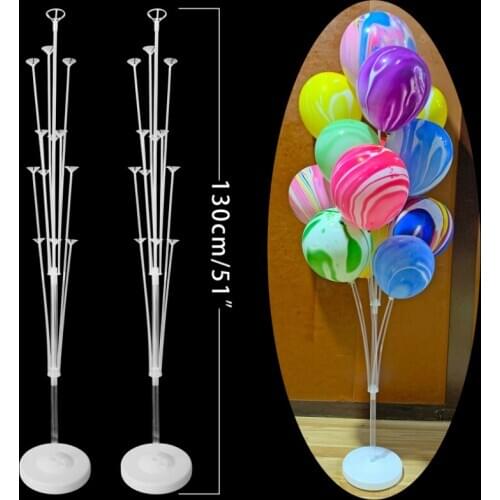 13 Tube Support Ballon Floating Table Holder Balloon Stand Confetti Balloon Birthday Party Decoration Wedding Globos Baby Shower