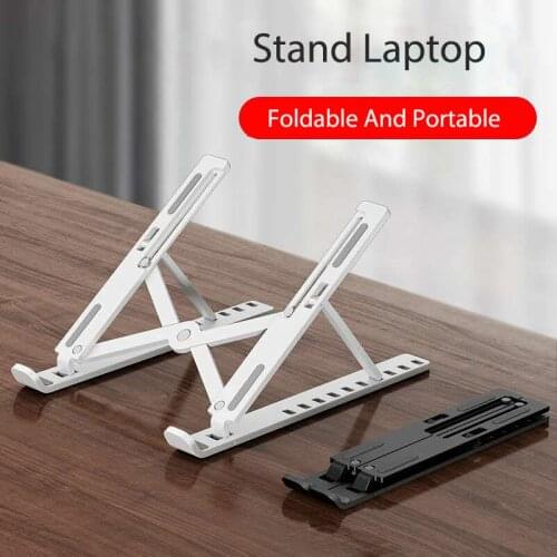 Adjustable Standing Laptop Desk ABS Cooling Rack Baker Folding Portable Stand Laptop Notebook for Macbook Xiaomi Accessories