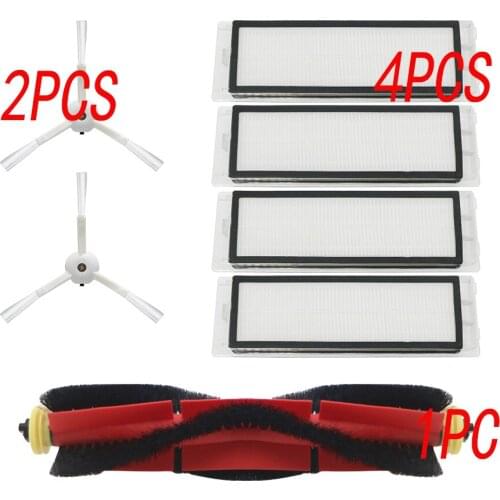 Roborock 2020 New Detachable Main Brush,5 Arms Silicon Side Brush Roll Brush For Roborock S6 S50 S5max S6 MaxV S4 E4