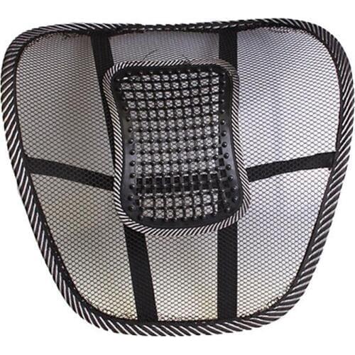 Mesh Chair Back Support Portable Car Seat Cushion Lumbar Waist Back Support Lumbar Pillow Travel Backrest for Kids Children
