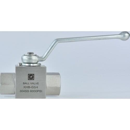 Female Thread High Pressure Ball Valve Corrosion Resistant High Pressure YJZQ/KHB Hydraulic Ball Valve