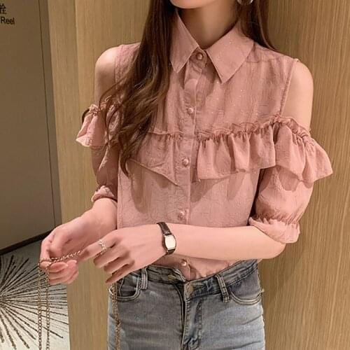 Shintimes Off Shoulder Blouses