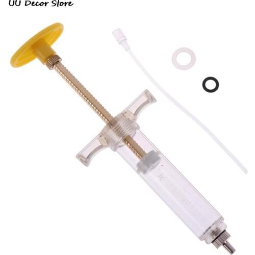 10ml Parrot Chick Feeder Copper Head Syringe Hose Birds Feeding Syringe Injector Supplies Bird Feeders