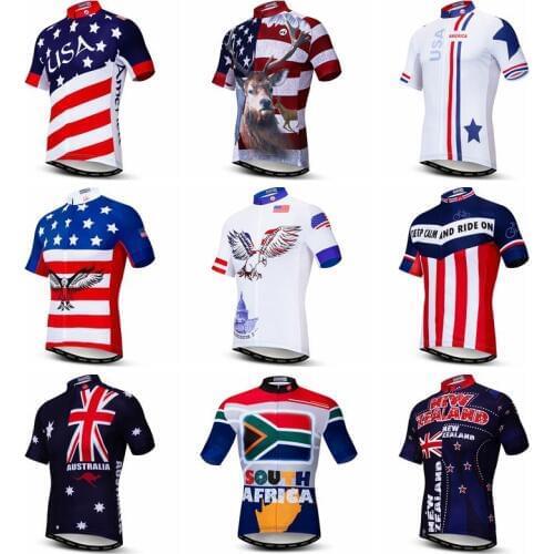 Bike Short Sleeve Team Women/Men usa Cycling Jersey Tops/Short Sleeve Bike Clothing Summer Cycle Jerseys