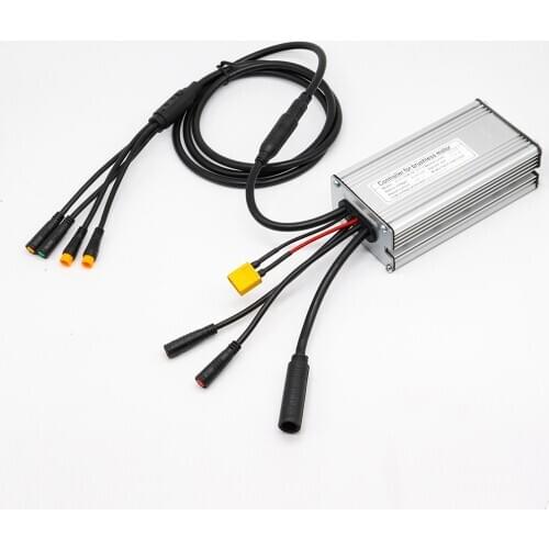 Ebike Controller Waterproof 48v 500W Controller with XT60 Connector for Battery 36V Compatible with KT LCD3 LCD4 LCD5 Display