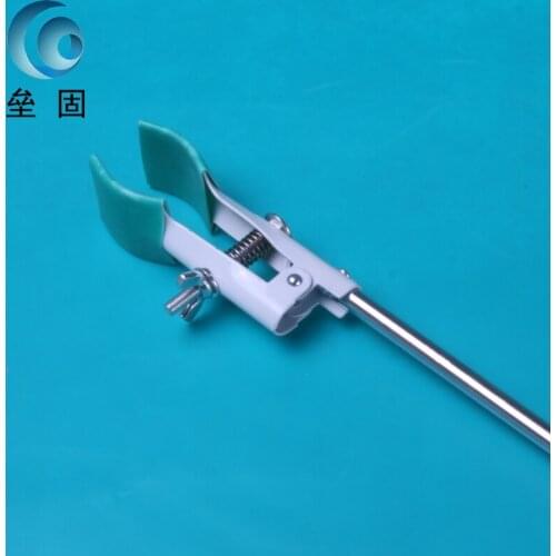 Iron stand Galvanized flask holder extension clamp for retort stand flask clip