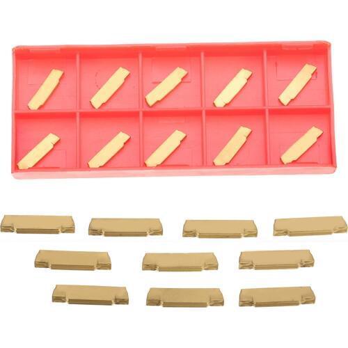 10pcs/Set MGMN200-G Carbide Inserts 16mm*3mm*2mm Blades For MGEHR/MGIVR Grooving Cut-off Tool