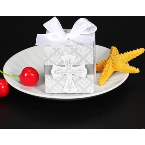 10pcs Cross-shaped gift box Creative Candy Box Wedding Favors Candy Boxes Giveaways Chocolate Box Party supplies Thanks Gift Box