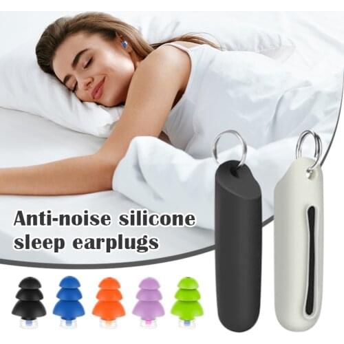 3 Pairs Ear Plugs for Sleeping Reusable Sound Blocking Earplugs Noise Reduction Noise Reduction Ear Plugs Noise Proof Earplug